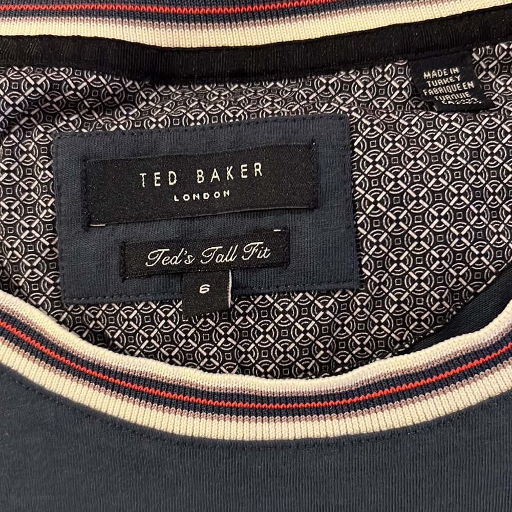 Ted Baker Navy Color-Block Tshirt - Size 6 - image 5